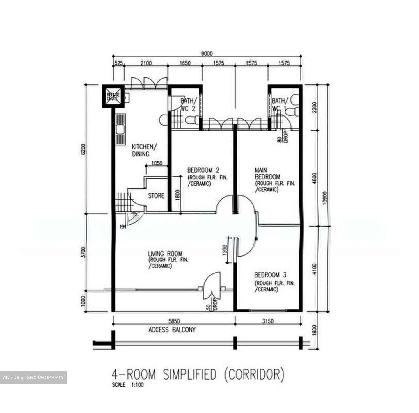 Blk 348 Kampong Ubi View (Geylang), HDB 4 Rooms #601570251